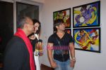 Yash Birla, Aarti Surendranath inaugurates painting exhibition by painter Subodh Poddar on 13th Jan 2009 (4).JPG