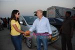 Anupam Kher on the sets of The Desire in Sula Wineyards, Nasik on 8th Feb 2009 (9).JPG