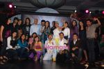 Juhi Chawla, Karan Singh Grover, Ram Kapoor, Monica Bedi, Bhagyashree, Shilpa Shukla, Gauhar Khan, Hard Kaur, Shweta Tiwari at Jhalak Dikhhla Jaa season 3 on 11th Feb 2009 (5).JPG