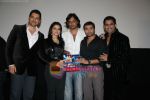 Aftab Shivdasani, Aamna Shariff, Himesh Reshammiya, Anuj Saxena at Aloo chaat music launch in Cinemax, Andheri, Mumbai on 20th Feb 2009 (6).JPG