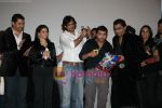 Aftab Shivdasani, Aamna Shariff, Himesh Reshammiya, Anuj Saxena, Nindy Kaur at Aloo chaat music launch in Cinemax, Andheri, Mumbai on 20th Feb 2009 (2).JPG