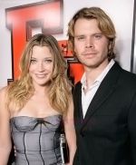 Sarah Roemer and Eric Christian Olsen at the premiere of movie FIRED UP on February 19, 2009 in Culver City, California.jpg