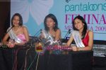 Ekta Chaudhury, Shriya Kishore, Pooja Chopra at Femina Miss India winners press meet in Sahara Star on 6th April 2009 (14).JPG