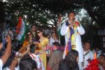 Sambhavna Seth, Zulfi Syed, Sanjay Nirupam, Rakhi Tandon, Alina and Sana, Monica Bedi campaign for Sanjay Nirupam in Borivali on 19th April 2009 (5).JPG
