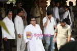 Bappi Lahiri at prakash mehra funeral in Oshiwara, Andheri, Mumbai on 18th May 2009 (46).jpg