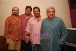 Javed Akhtar, Shankar Mahadevan, Monty Record for Mirch in Purple Haza, Bandra, Mumbai on 30th June 2009 (4).JPG