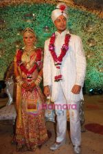 Rakhi Sawant with fiance Elesh Parujanwala, the winner of Rakhi Ka Swayamvar in Leela on 2nd August 2009 (47).JPG