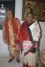Pandit Jasraj at Ohm art exhibition in Juhu on 6th Aug 2009 (2).JPG