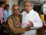 Pandit Jasraj at musicians forum in Bandra Kurla Complex, Mumbai on 9th Aug 2009 (3).jpg