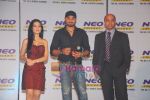 Amrita Rao, Harbhajan Singh announce Neo Cricket season in Taj Land_s End, Mumbai on 25th Aug 2009 (17).JPG