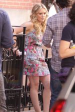 Hilary Duff On The Set Of GOSSIP GIRL in New York City on 26th August 2009 (48).jpg