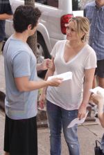 Hilary Duff and Penn Badgley On The Set Of GOSSIP GIRL in New York City on 26th August 2009 (40).jpg