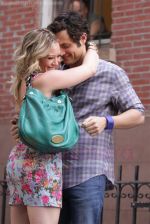 Hilary Duff and Penn Badgley On The Set Of GOSSIP GIRL in New York City on 26th August 2009 (44).jpg