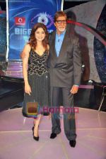 Amitabh Bachchan, Shamita Shetty on the sets of Big Boss 3 in Lonavala on 13th Nov 2009 (6).JPG