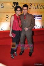 Aamir Khan at 3 Idiots premiere in IMAX Wadala, Mumbai on 23rd Dec 2009 (262).JPG