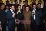 Aamir Khan, Sharman Joshi, Shahrukh Khan, Madhavan at 3 Idiots premiere in IMAX Wadala, Mumbai on 23rd Dec 2009 (10).JPG