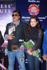 Yuvika Chaudhary, Jackie Shroff at Pandit Ronu Majumdar_s Album Launch in Mumbai on 28th Jan 2010 (11).JPG