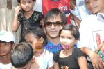 Vivek Oberoi meets Sneha Sadhan children in Andheri on 13th March 2010 (9).JPG