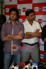 Akshay Kumar, Ritesh Deshmukh at Housefull music launch in Big Fm on 15th March 2010 (4).JPG
