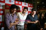 Akshay Kumar, Ritesh Deshmukh, Sajid Khan at Housefull music launch in Big Fm on 15th March 2010 (2).JPG