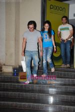 Saif Ali Khan, Kareena Kapoor at the special screening of Love Sex Aur Dhokha hosted by Tusshar Kapoor in Pixion, Bandra on 18th March 2010 (2).JPG