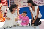 Femina Miss India Contestants A K Munshi Yojana_s school for mentally challenged children in C P Tank, Mumbai on 7th April 2010 (42).JPG