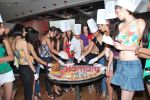 Femina Miss India finalists make giant pizza in Novotel Hotel, Juhu on 7th April 2010 (24).JPG