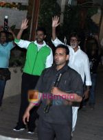 Amitabh and Abhishek Bachchan spotted at Jalsaa on 9th May 2010 (3).JPG