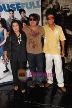 Farah Khan, Sajid Khan, Chunky Pandey at the special screening of Housefull for kids in PVR, Juhu on 17th May 2010 (28).JPG