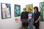 Prithvi Soni, Umair Zafar, Sahil Multi Khan at the launch of Ketik Zaveri_s art exhibition on 31st May 2010.JPG
