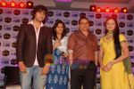 Harshad Chopra, Neha Janpandit, Ekta Kapoor at the launch of new serial on Star Plus Tere Liye in J W Marriott on 1st June 2010 (10).JPG