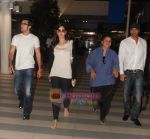 Katrina Kaif, Ranbir Kapoor, Arjun Rampal return from Raajneeti Dubai Promotions in  International Airport, Mumbai on 3rd June 2010 (7).JPG