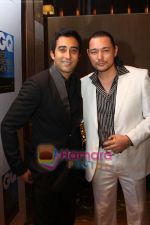 Rahul Khanna and Kelly Dorji at the GQ Best-Dressed Men event in Fifty Five East, Grand Hyatt, Mumbai on 3rd June 2010.jpg