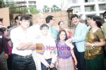 at Khichidi film promotion as they visit SRK outside Mannat on 27th Aug 2010 (10).JPG