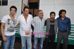 Sanjay Dutt, Aashish Chaudhary, Ritesh Deshmukh, Arshad Warsi at Double dhamaal Launch in Mehboob Studio, Mumbai on 1st Sept 2010 (3).JPG