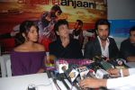 Ranbir Kapoor, Priyanka Chopra announce Anjaana Anjaani movie release postponed in Mehboob Studio, Mumbai on 20th Sept 2010 (6).JPG
