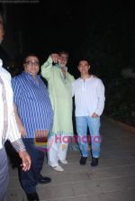 Amitabh Bachchan, Aamir Khan at Big B_s birthday celebrations in Jalsaa, Juhu, Mumbai on 11th Oct 2010 (8).JPG