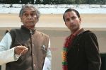 Deepak Dobriyal & Girish Tiwari in the still from movie Daayen Ya Baayen.JPG