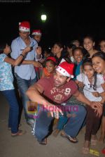 John Abraham spend christmas with children of St Catherines in Andheri on 25th Dec 2010 (5).JPG