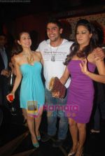 Amisha Patel Rahul Bhatt, Veena Malik at Ashmit Patel_s birthday bash in Veda on 13th Jan 2011 (2).JPG