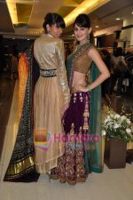 Aanchal Kumar, Candice Pinto at Amara showcases Shyamal Bhunika_s new collection in Amara on 20th Jan 2011 (8).JPG
