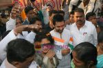 Aamir Khan and Kiran Rao celebrate Republic Day at Dhobi Ghat in Mumbai on 26th Jan 2011.JPG