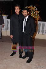 Imran Khan, Aamir Khan at  Imran Khan_s wedding reception in Taj Land_s End on 5th Feb 2011 (2).JPG