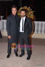 Imran Khan, Aamir Khan at  Imran Khan_s wedding reception in Taj Land_s End on 5th Feb 2011 (5).JPG