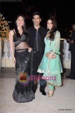 Kareena Kapoor, Manish Malhotra, Preity Zinta at  Imran Khan_s wedding reception in Taj Land_s End on 5th Feb 2011 (2).JPG
