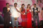Sara Khan, Ganesh Acharya, Santosh Sawant at the launch of Santosh Sawant_s album in Club Millennium on 13th Feb 2011 (6).JPG