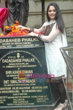 Gracy Singh at Dadasaheb Phalke statue unleveling ceremony in Film City on 15th Feb 2011 (14).JPG