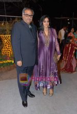 Sridevi, Boney Kapoor at Venugopal Dhoot_s daughter wedding in Turf Club on 19th Feeb 2011 (7).JPG