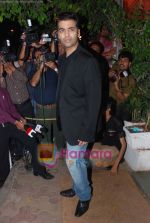 Karan Johar at Shahid Kapoor_s Birthday Party in Olive, Bandra, Mumbai on 25th Feb 2011 (2).JPG