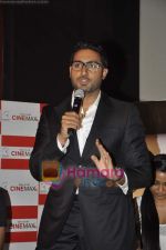 Abhishek Bachchan at Game film music launch in Cinemax on 9th March 2011 (3).JPG